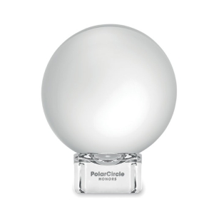 GLASSWARD Stiklinis apvalus apdovanojimas su dovanų dėžute