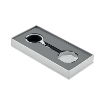 ROUNDWARD Stiklinis raktų pakabukas su dovanų dėžute