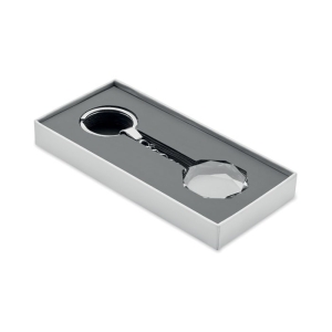 ROUNDWARD Stiklinis raktų pakabukas su dovanų dėžute