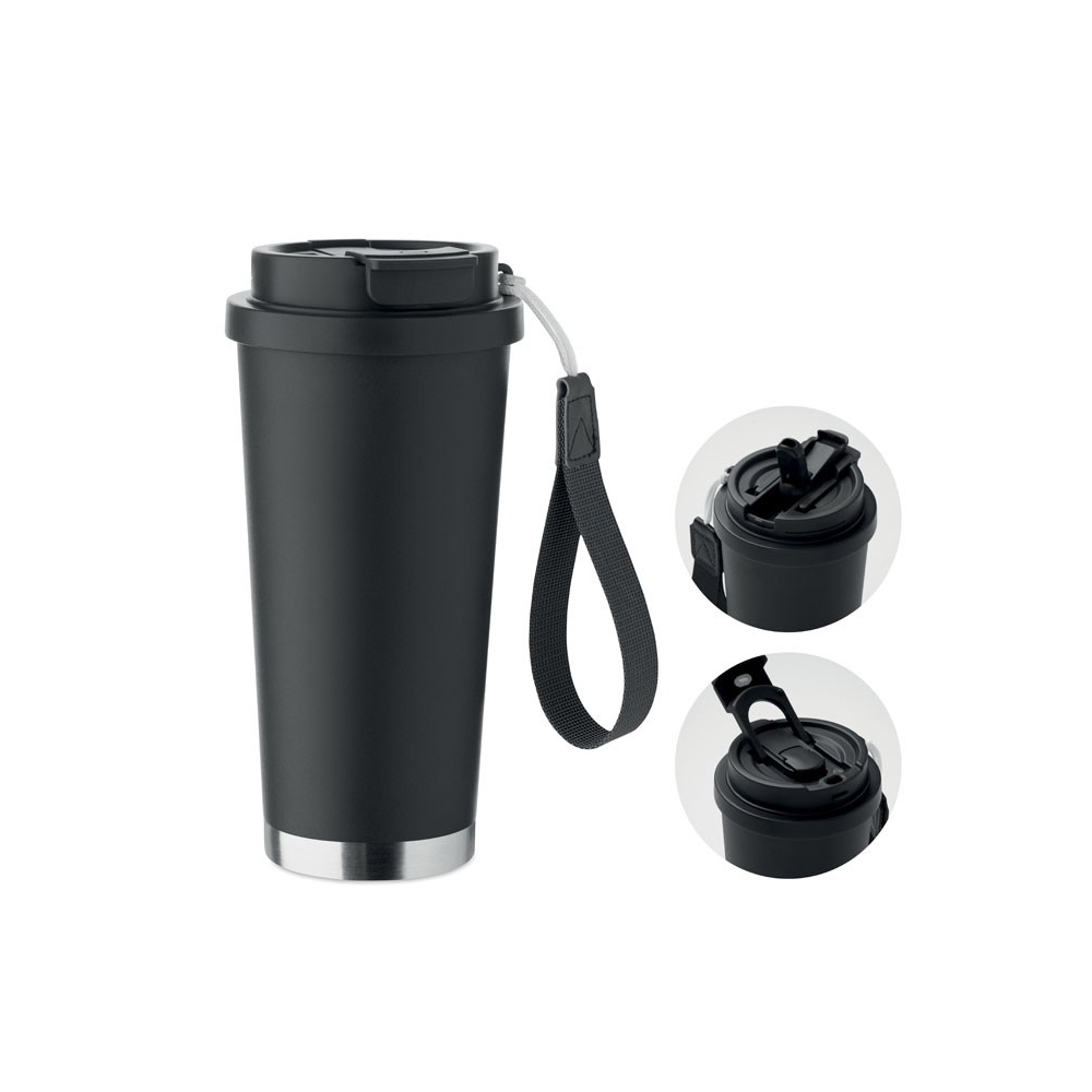 TOPAZ LARGE Perdirbto plieno termopuodelis 500 ml