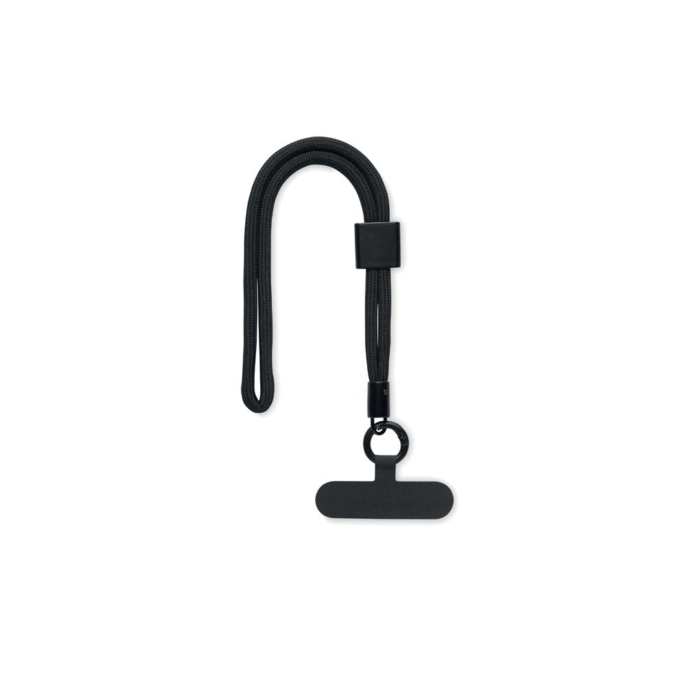 NONETTE WRIST  Reguliuojamas polisterio telefono dirželis, 25 cm