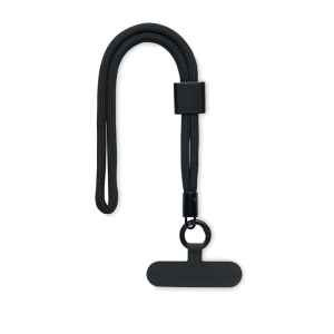 NONETTE WRIST  Reguliuojamas polisterio telefono dirželis, 25 cm