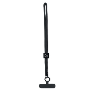 NONETTE WRIST  Reguliuojamas polisterio telefono dirželis, 25 cm