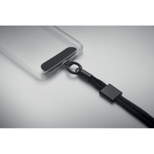 NONETTE WRIST  Reguliuojamas polisterio telefono dirželis, 25 cm