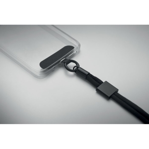 NONETTE WRIST  Reguliuojamas polisterio telefono dirželis, 25 cm