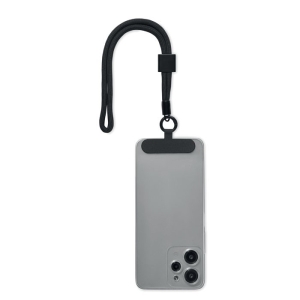 NONETTE WRIST  Reguliuojamas polisterio telefono dirželis, 25 cm