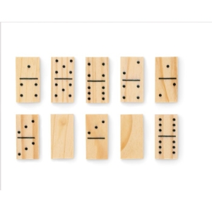 DOMI&CARDS Domino ir perdirbto popieriaus kortų rinkinys