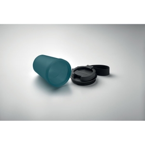 ISFORDEN TUMBLER Vienos sienelės plastikinis puodelis su dirželiu, 300 ml