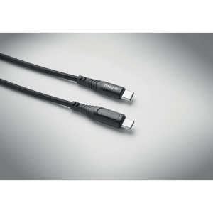 TYPSO USB Type-C į USB Type-C kabelis su LED ekranu