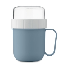 CUP ON GO Pusryčių arba užkandžių puodelis kelionei 450 ml