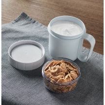 CUP ON GO Pusryčių arba užkandžių puodelis kelionei 450 ml