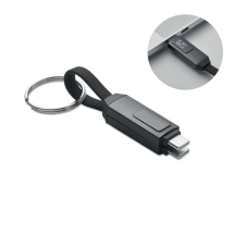 KEYSTO USB Type-C kabelis su raktų pakabuku