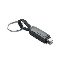 KEYSTO USB Type-C kabelis su raktų pakabuku