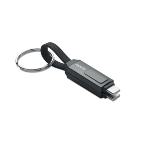 KEYSTO USB Type-C kabelis su raktų pakabuku