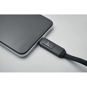 KEYSTO USB Type-C kabelis su raktų pakabuku