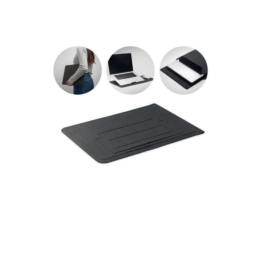 PRACTIC Nešiojamo kompiuterio dėklas su stoveliu ir pelės kilimėliu