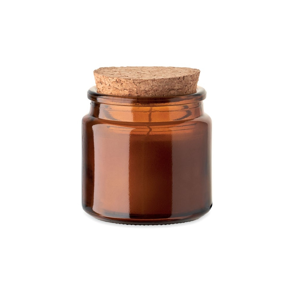 VALO Natūrali augalinės kilmės vaško žvakė su švelniu vanilės aromatu