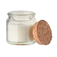 VALO Natūrali augalinės kilmės vaško žvakė su švelniu vanilės aromatu