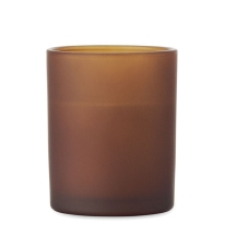 KIVAS WOOD Augalinės kilmės vaško žvakė su mediniu knatu (Vanilės kvapo)