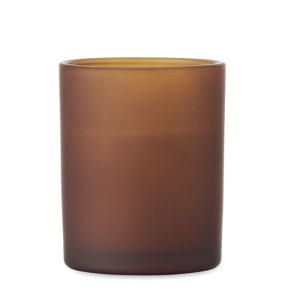 KIVAS WOOD Augalinės kilmės vaško žvakė su mediniu knatu (Vanilės kvapo)