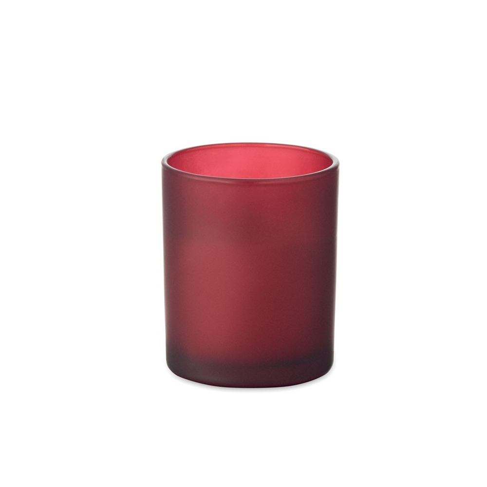 KIVAS WOOD Augalinės kilmės vaško žvakė su mediniu knatu (Vanilės kvapo)