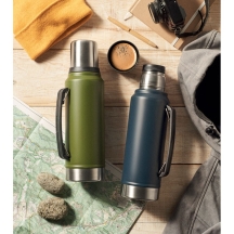 NYIMA Perdirbto nerūdijančio plieno vakuuminis termosas 1L