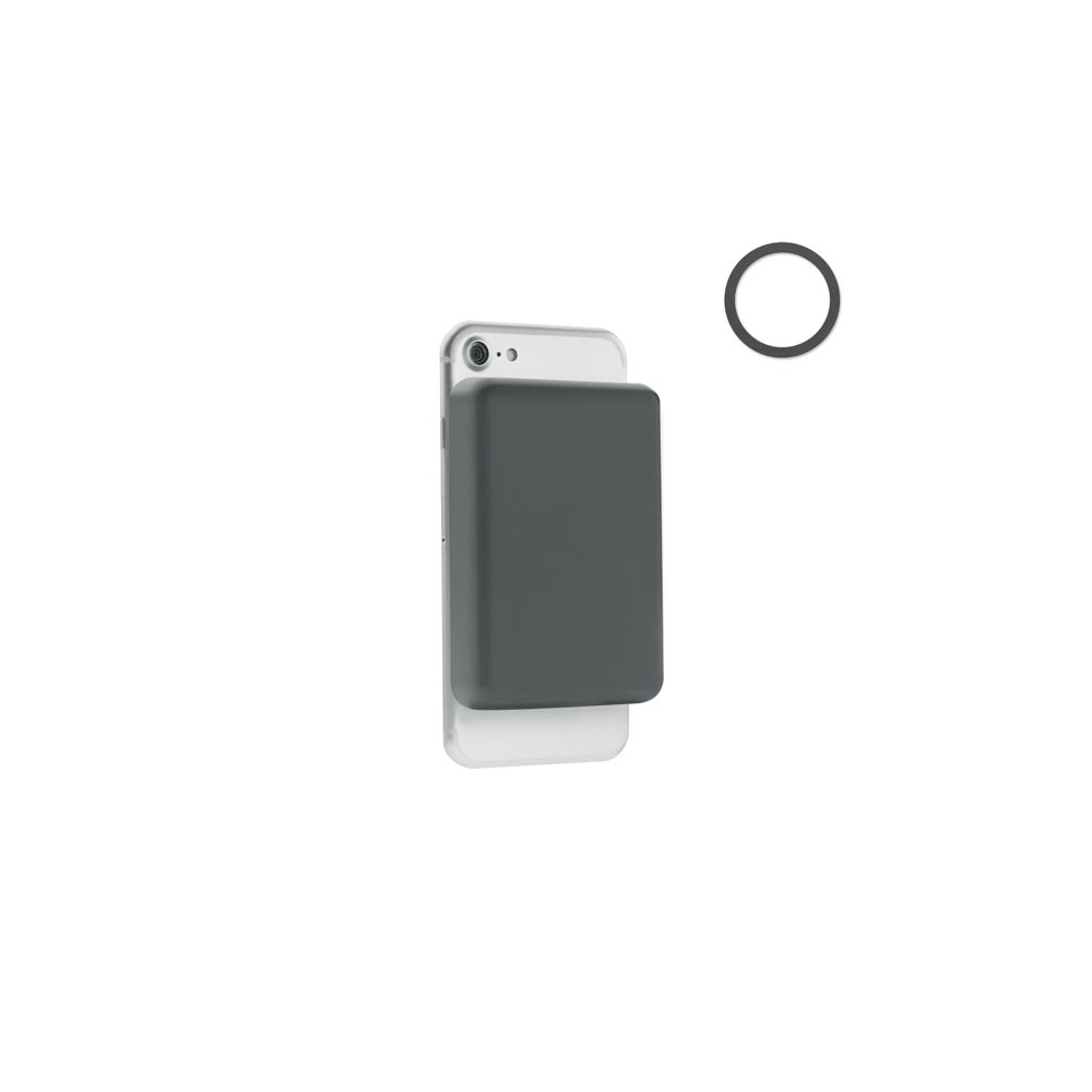 DOUBLETIC Magnetinis belaidis įkroviklis (15 W) su išorinė baterija 5000 mAh