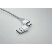 BLUE Raktų pakabukas su įkrovimo kabeliu