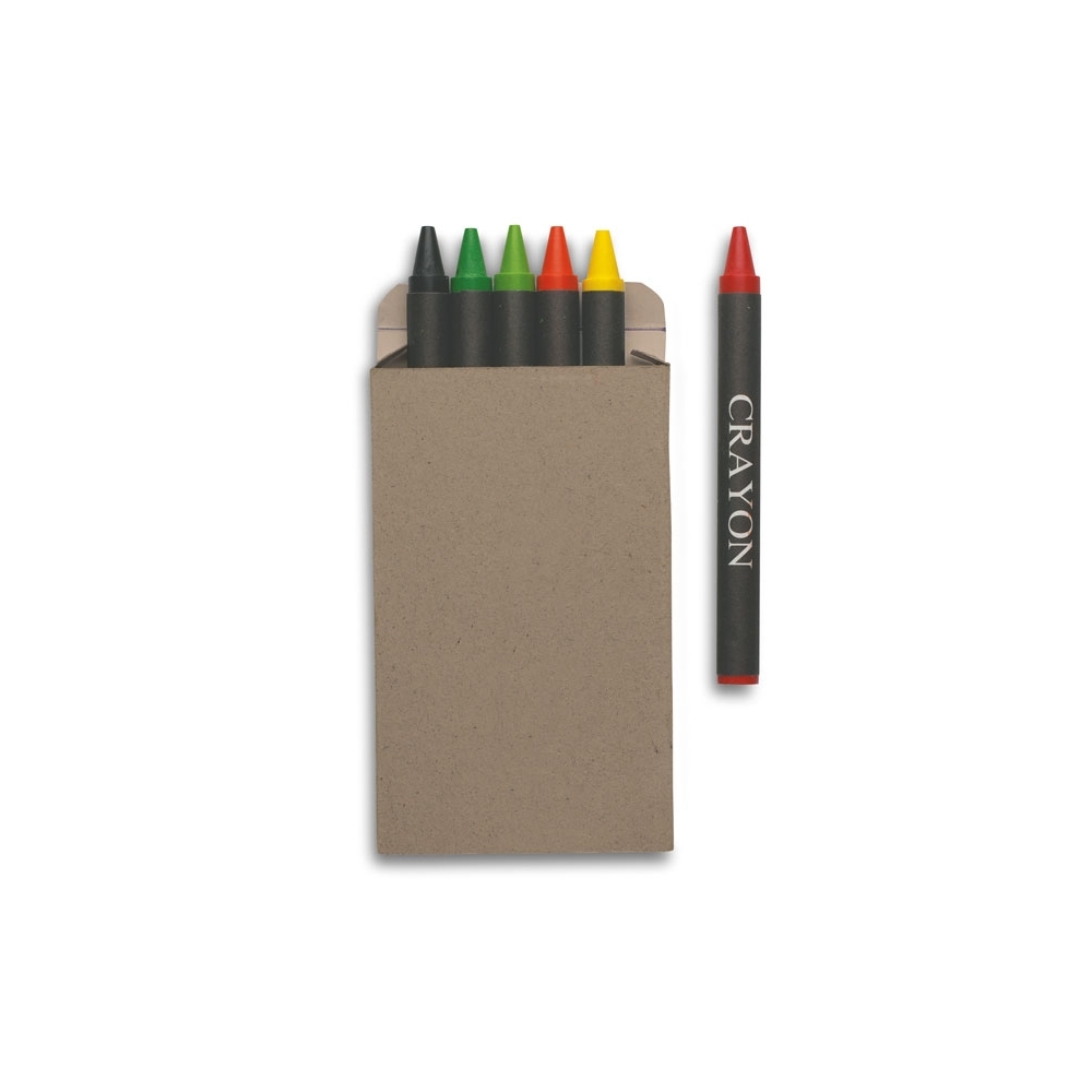 BRABO Vaškinių kreidelių rinkinys (6 vnt.)