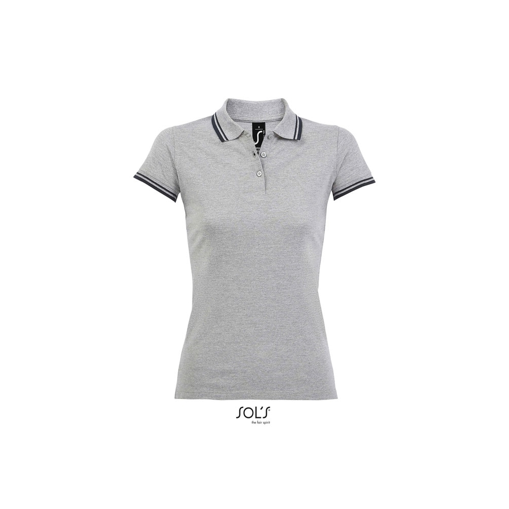 PASADENA WOMEN Moteriški medvilniniai polo marškinėliai 200 g/m²