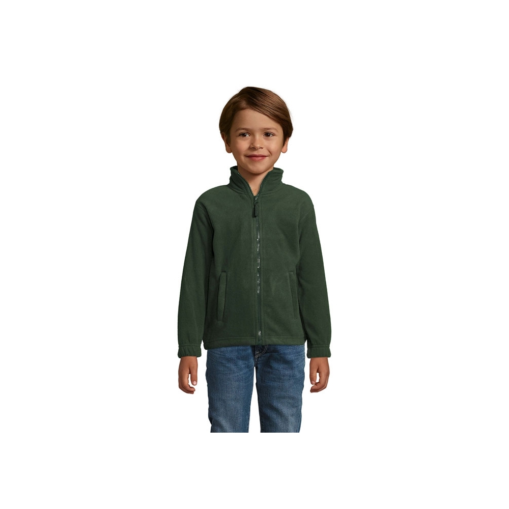NORTH KIDS Vaikiška flisinė striukė su užtrauktuku 300 g/m²