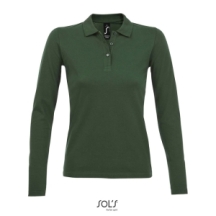 PERFECT LSL WOMEN Moteriški polo marškinėliai ilgomis rankovėmis 180 g/m²