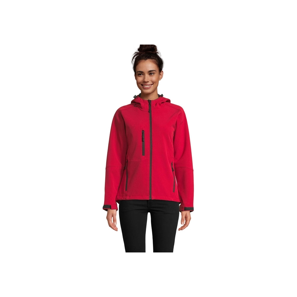 REPLAY WOMEN Moteriška „Softshell“ striukė su kapišonu