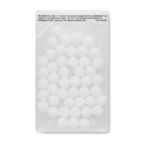 MINTCARD Mėtinės pastilės kortelės formos dėkle