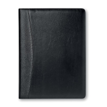 NADIA Dirbtinės odos portfelis su rašymo reikmenimis