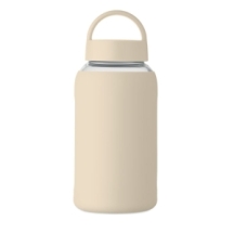 BORIS Stiklinė gertuvė su silikoniniu dėklu ir rankena 600 ml