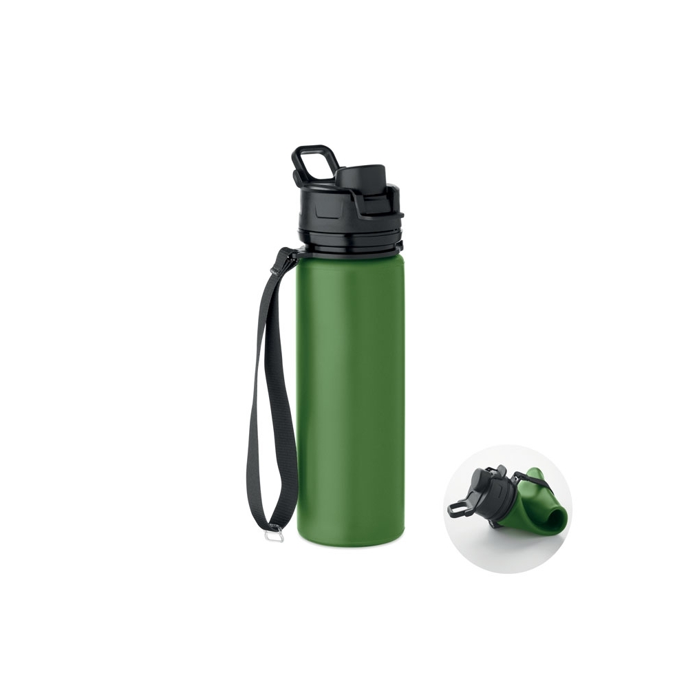 LETT Sulankstoma silikoninė sportinė gertuvė su dangteliu 500 ml