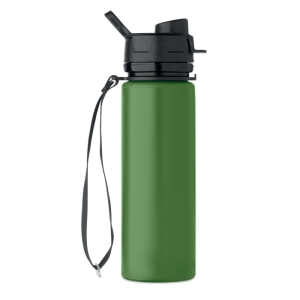 LETT Sulankstoma silikoninė sportinė gertuvė su dangteliu 500 ml