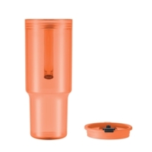 MUGORA Didelės talpos termopuodelis su šiaudeliu 1200 ml