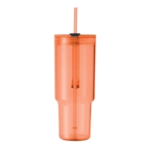 MUGORA Didelės talpos termopuodelis su šiaudeliu 1200 ml