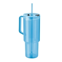 MUGORA Didelės talpos termopuodelis su šiaudeliu 1200 ml