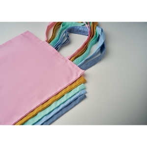 COTTONEL COLOUR + Spalvotas pirkinių maišelis su ilgomis rankenomis 140 g/m²