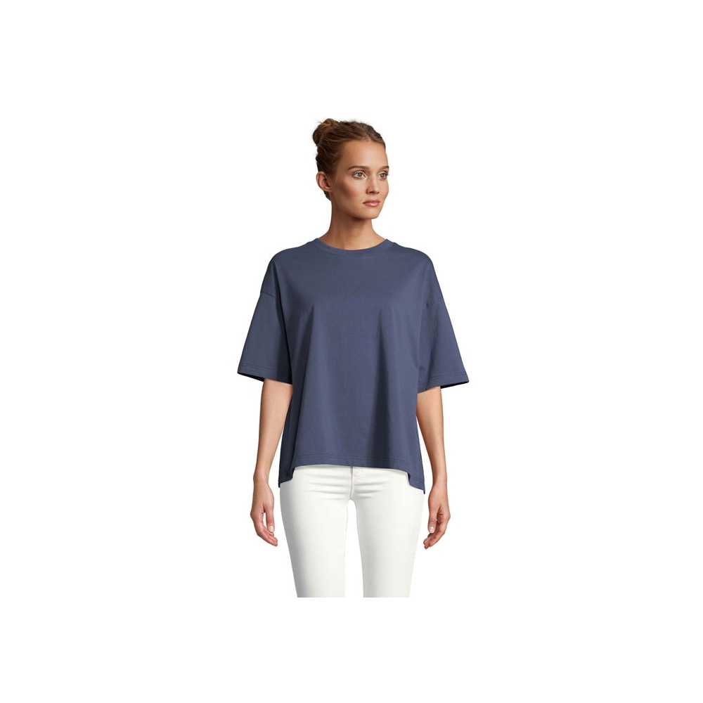 BOXY WOMEN Moteriški oversize marškinėliai 180 g/m²