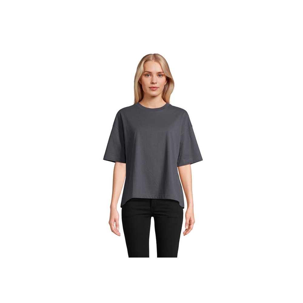 BOXY WOMEN Moteriški oversize marškinėliai 180 g/m²