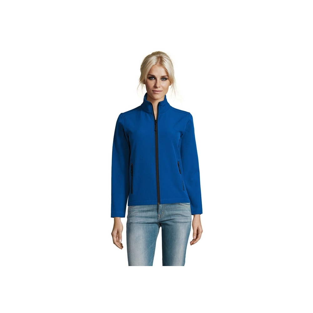 RACE WOMEN Moteriška softshell striukė su užtrauktuku 280 g/m