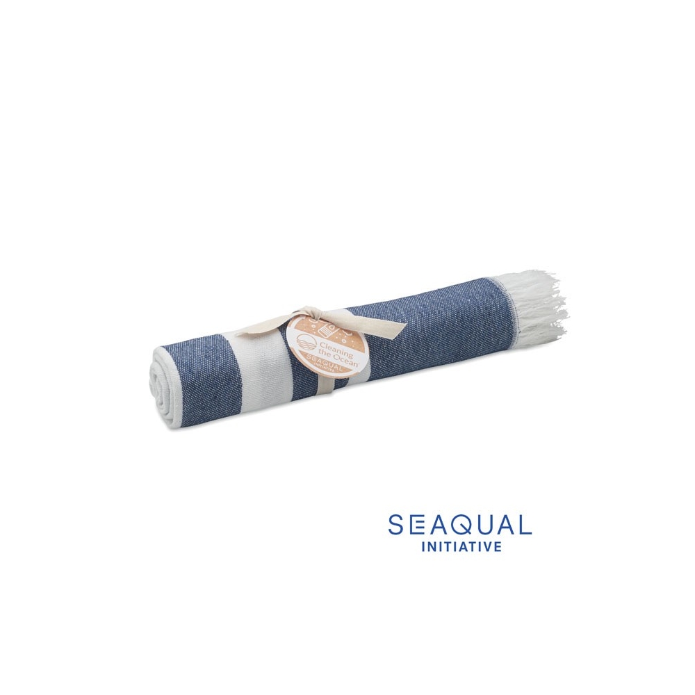 WAVE Perdirbtų audinių paplūdimio rankšluostis 100x170 cm