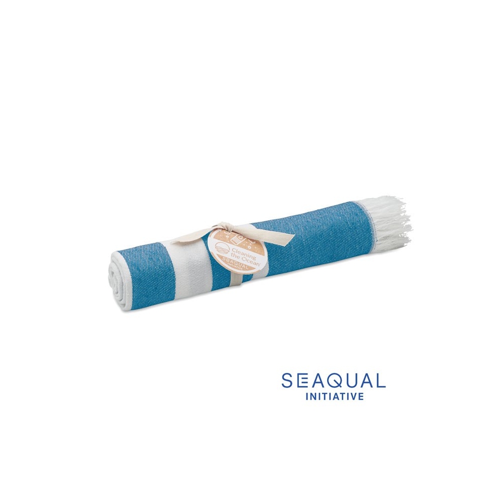 WAVE Perdirbtų audinių paplūdimio rankšluostis 100x170 cm