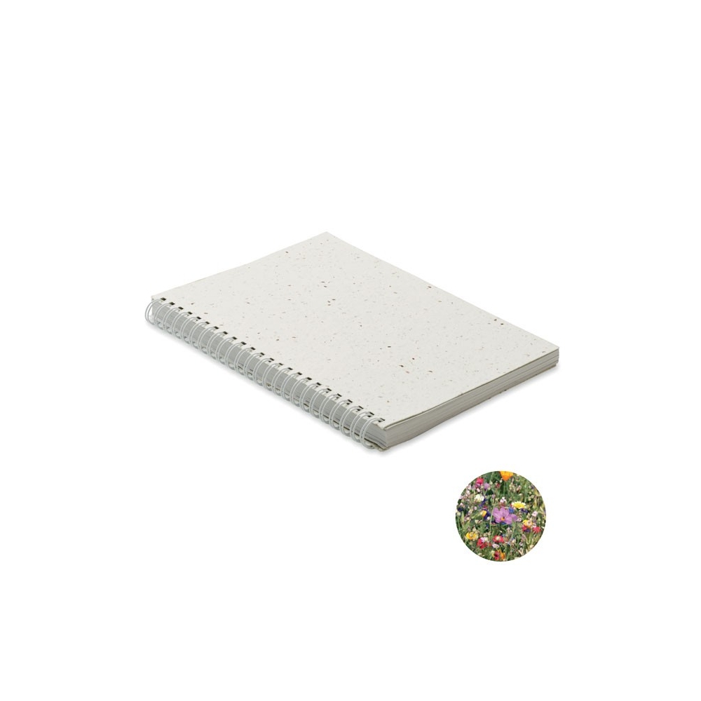 SEED RING Ekologiška užrašų knygelė su spirale