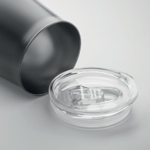 URSA Nerūdijančio plieno puodelis su dangteliu