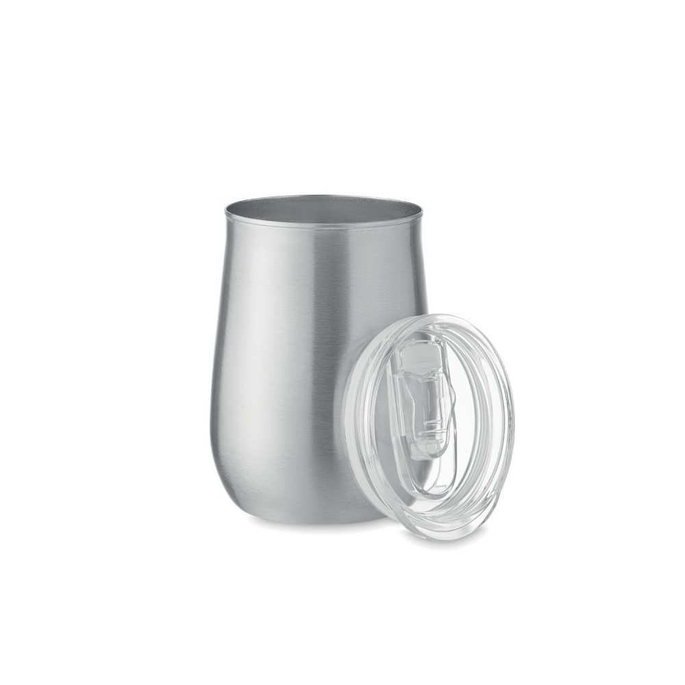 URSA Nerūdijančio plieno puodelis su dangteliu